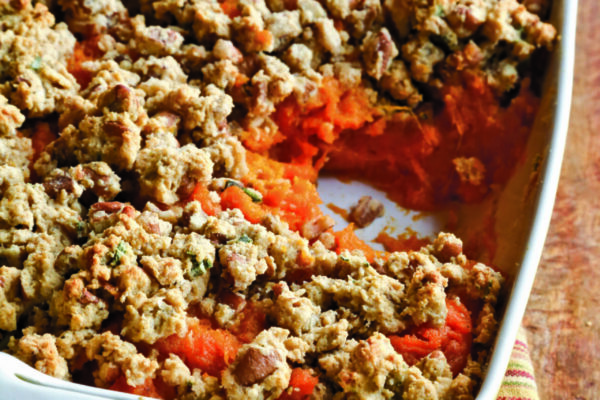 Sweet Potato Gratin Dish promotional advertising picture