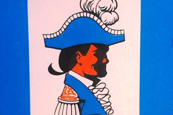 Illustration of Admiral Benbow from a matchbook cover taken from Admiral Benbow Inns.
