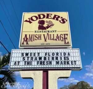 Yoder's Restaurant sign in Sarasota FL